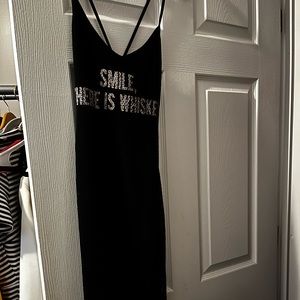 Smile there is whiskey dress